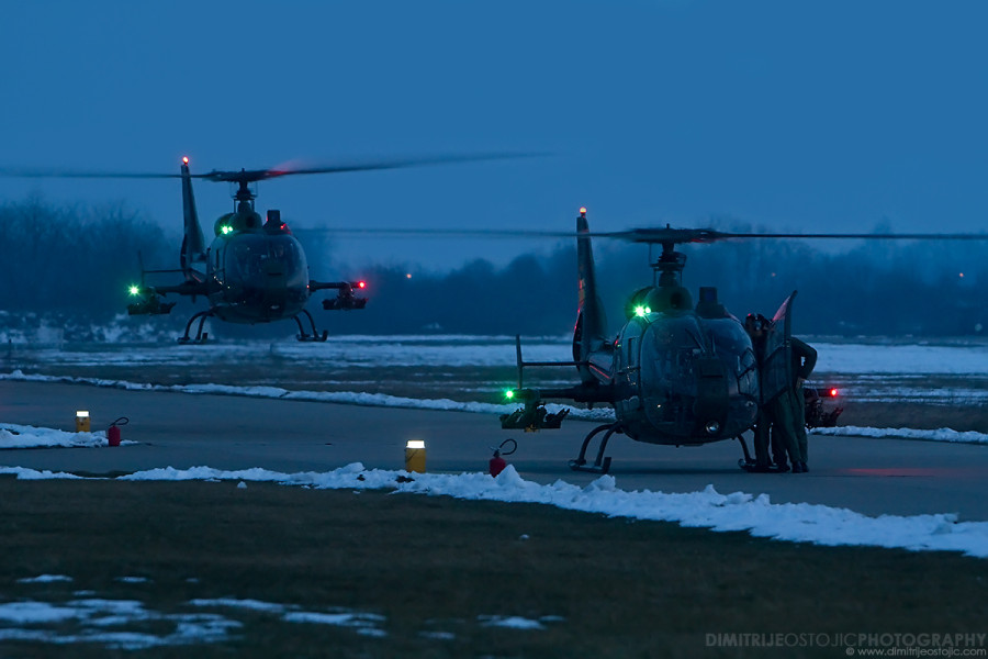 Senke - Shadows / Sa-341 Gazelle © Dimitrije Ostojic