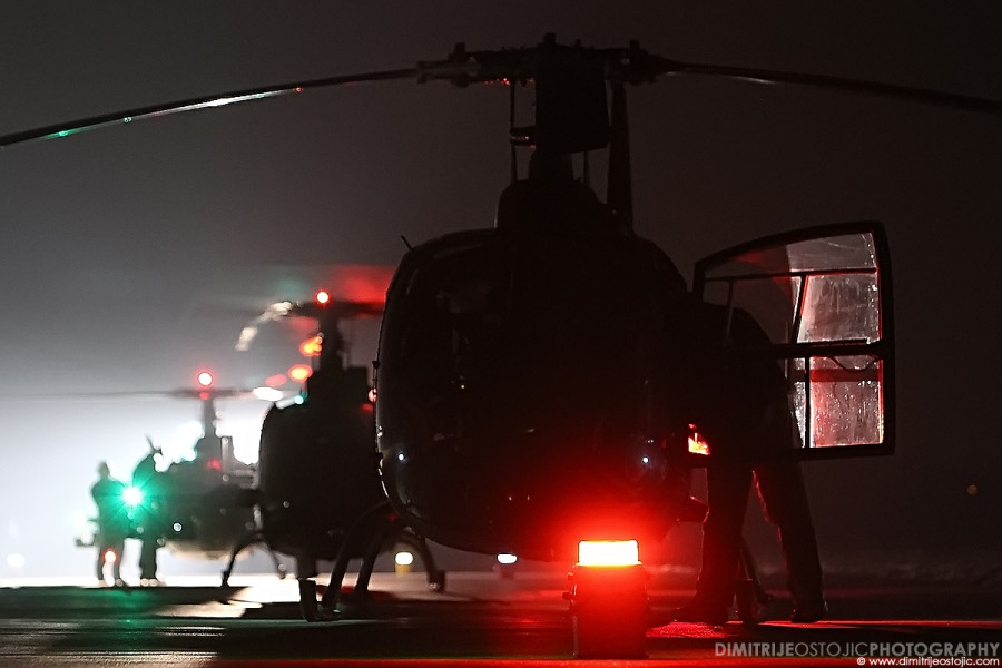 Senke - Shadows / Sa-341 Gazelle © Dimitrije Ostojic