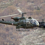Sa-341 / Sa-342 Gazelle from 714. pohe "Senke" squad. with 9M14M Malyutka anti-tank missile