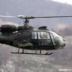 Aerospatiale (Soko) SA-342L GAMA (Gazelle) firing SA-3 / 9M14M Malyutka missile